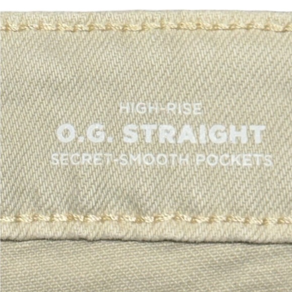 Old Navy OG Straight High Rise Secret‎ Smooth Pockets Womens Size 16 Tan NWT - Picture 10 of 13